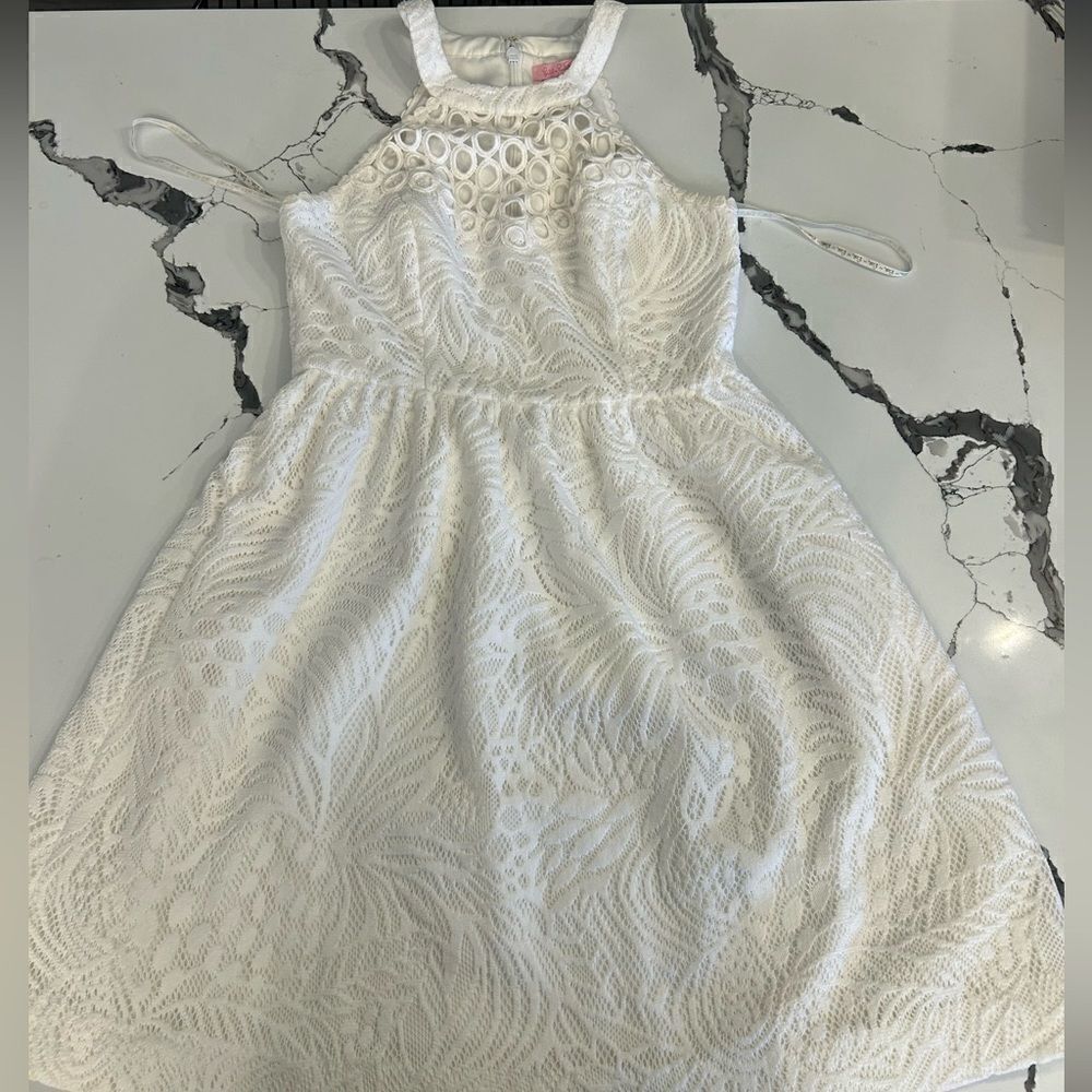 Lilly Pulitzer Kinley Lace Dress Fit & Flare White